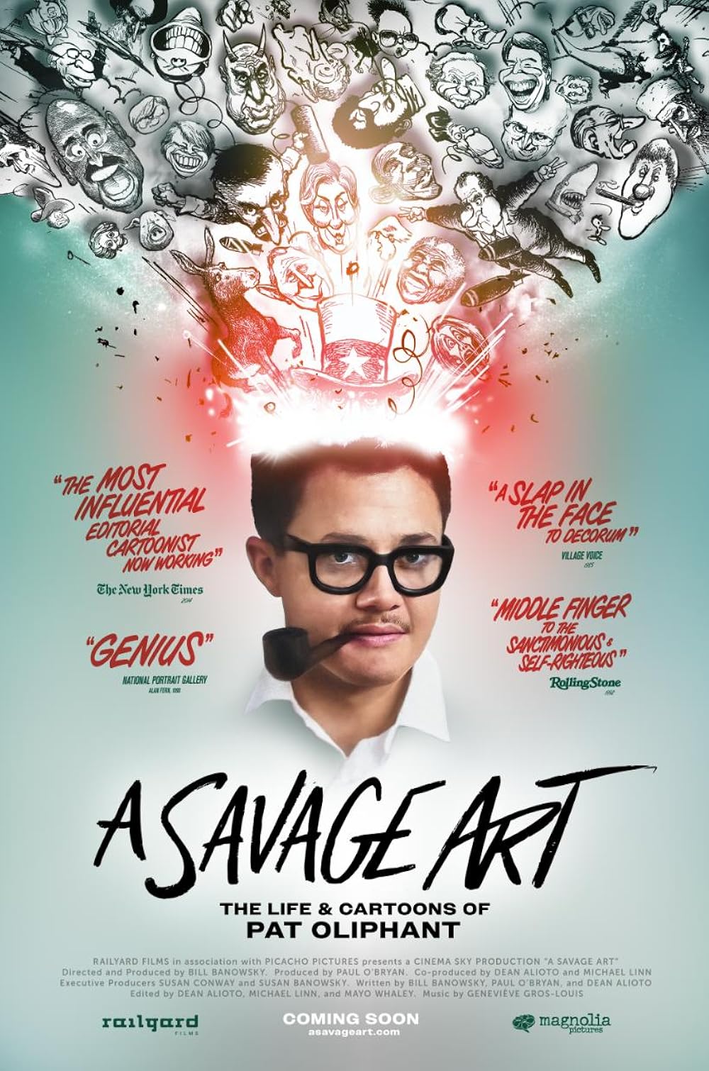 A Savage Art: The Life & Cartoons of Pat Oliphant (2025)