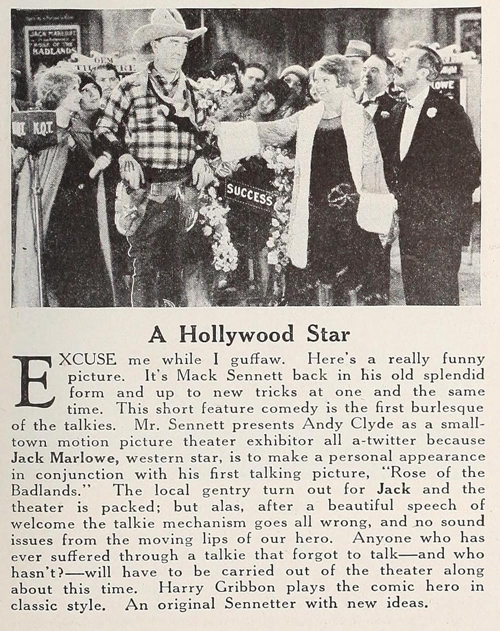 A Hollywood Star (1929)