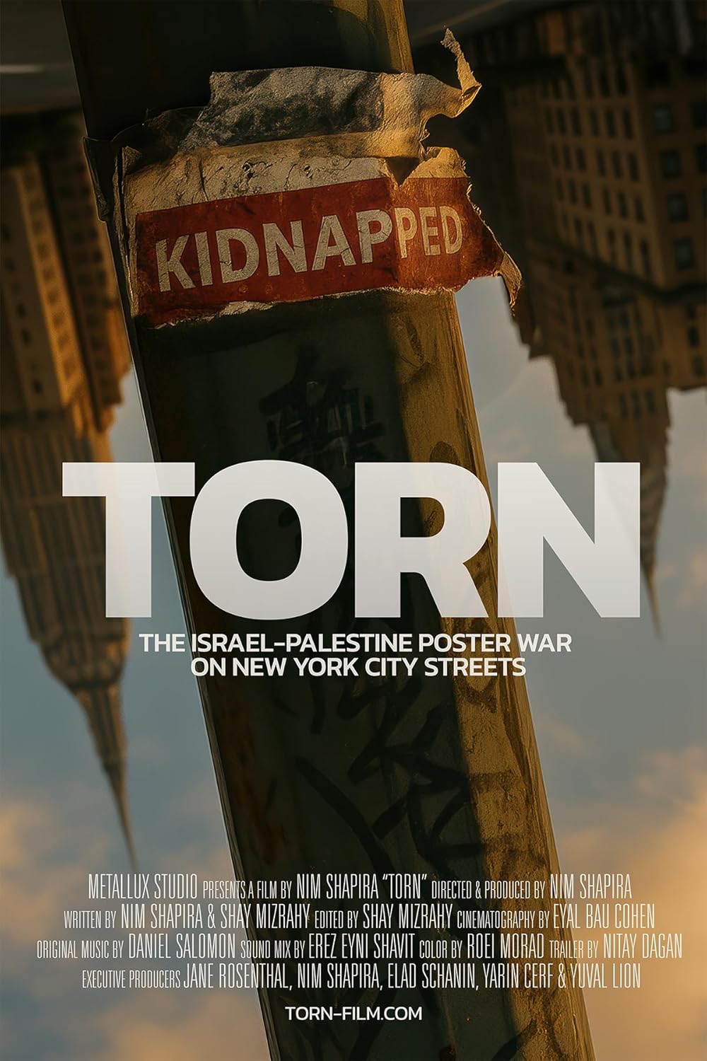 Torn: The Israel-Palestine Poster War on NYC Streets (2024)