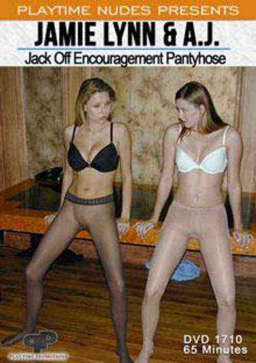 [18+] Jamie Lynn & AJ Jack Off Encouragement Pantyhose