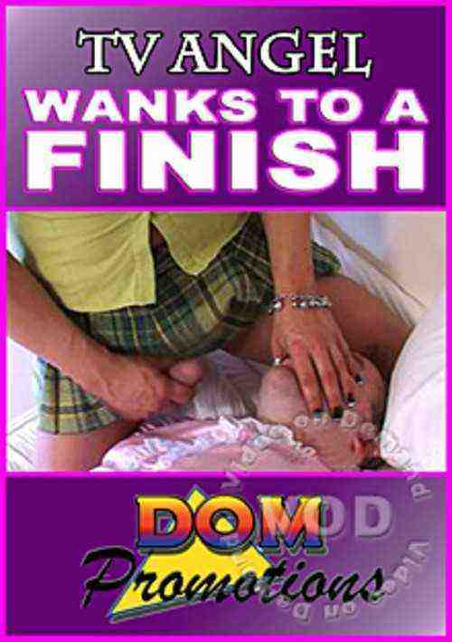 [18+] TV Angel Wanks To A Finish