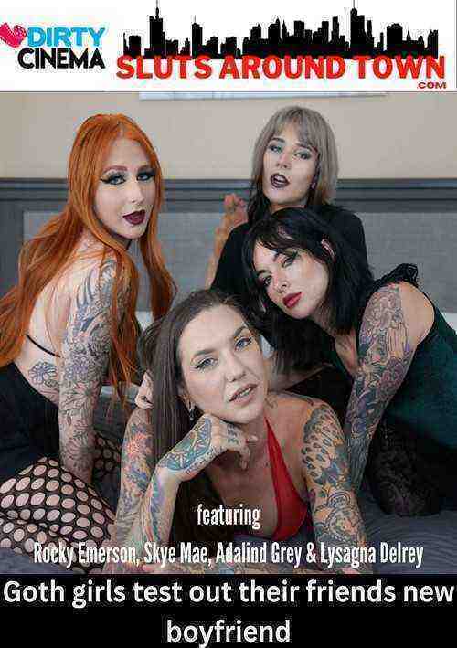 [18+] Goth girls test out their friends new boyfriend