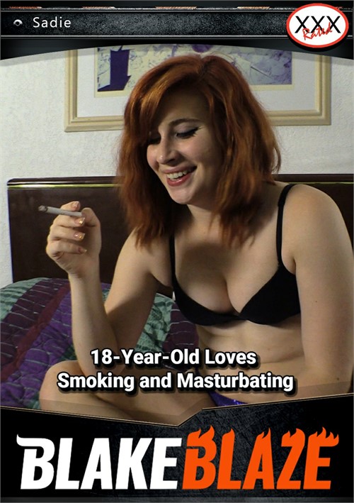 [18+] 18-Year-Old Red Head Sadie Smokes & Masturbates