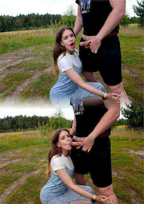 [18+] I love sucking dick outdoors it's more fun to swallow cum in public