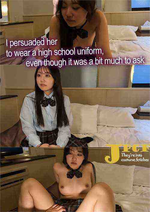 [18+] I persuaded her to wear a high school uniform, even though it was a bit much to ask