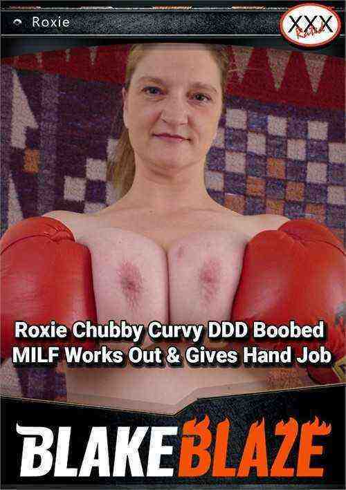 [18+] Roxie Chubby Curvy DDD Boobed MILF Works Out & Gives Hand Job