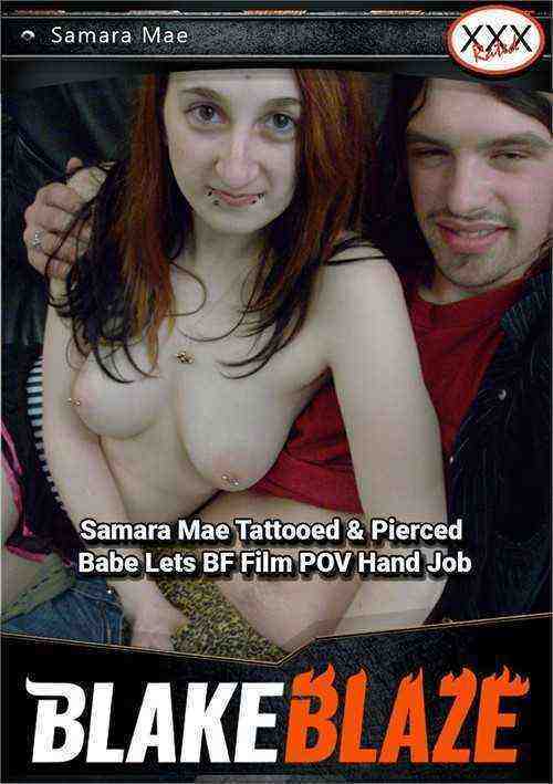 [18+] Samara Mae Tattooed & Pierced Babe Lets BF Film POV Hand Job