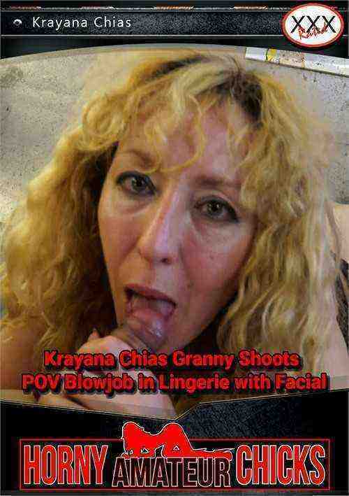 [18+] Krayana Chias Granny Shoots POV Blowjob in Lingerie with Facial