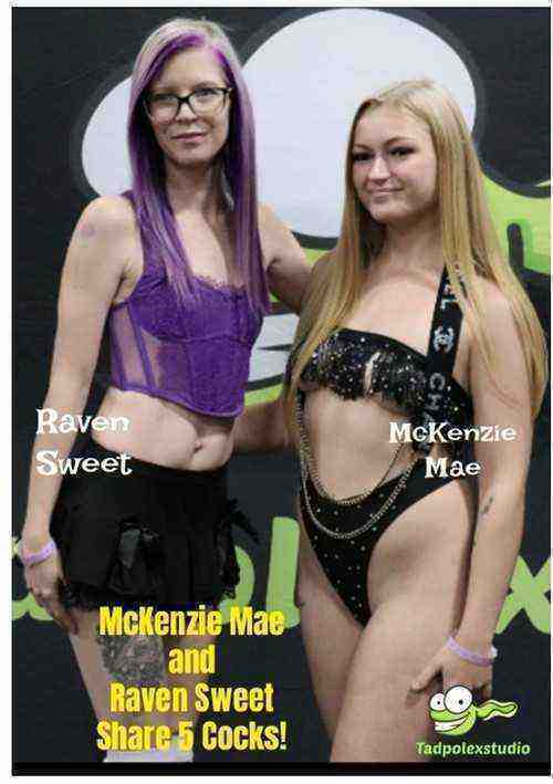 [18+] McKenzie Mae And Raven Sweet Share 5 Cocks