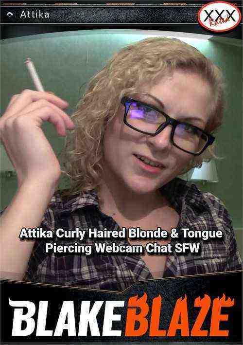 [18+] Attika Curly Haired Blonde & Tongue Piercing Webcam Chat SFW
