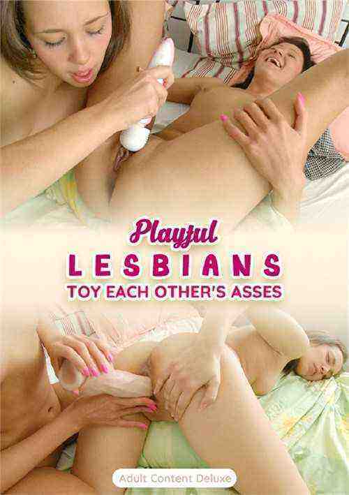[18+] Playful Lesbians Toy Each Other's Asses