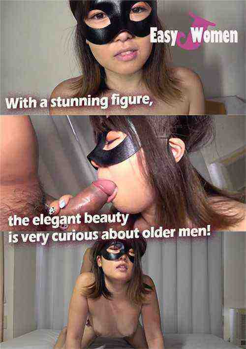 [18+] With a stunning figure, the elegant beauty is very curious about older men!