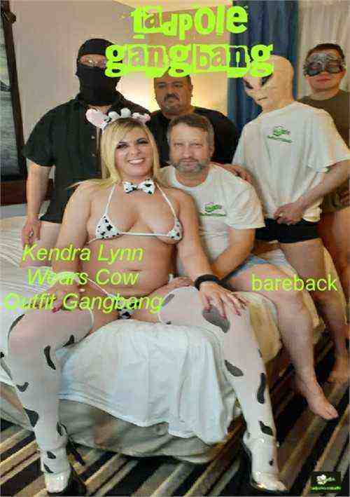[18+] Kendra Lynn Wears Cow Outfit Gangbang