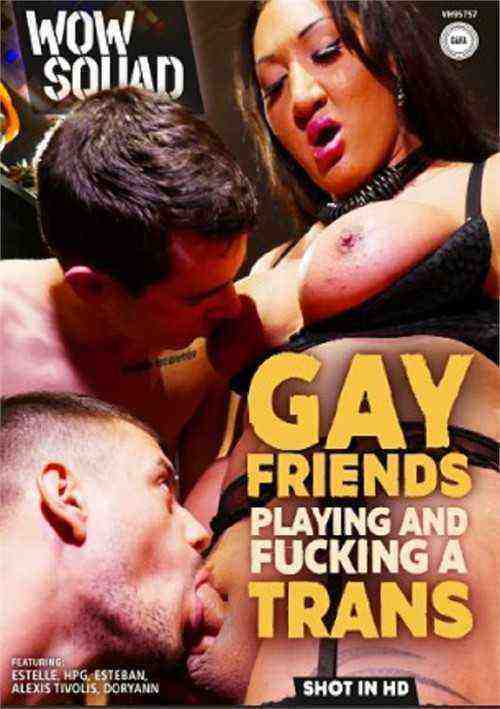 [18+] Gay Friends Playing and Fucking A Trans