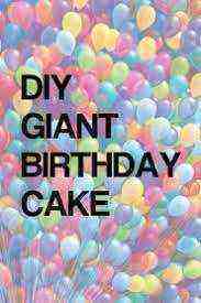 DIY GIANT Birthday Cake (2018)